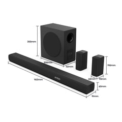 Hisense AX5100Q 580W 5.1Ch Soundbar with Dolby Atmos