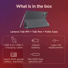 Lenovo Tab M11 4GB 128GB + Pen + Folio Cover