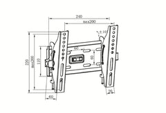 Tilt Led/lcd Tv Wall Mount Suitable for 15-43 inch