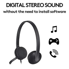 Logitech Headphone H340 $ H151 USB