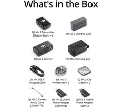 DJI Mic 2 2-Person Compact Digital Wireless Microphone