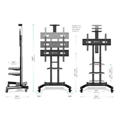 ONKRON Mobile TV Stand (50”– 86”) TS1881