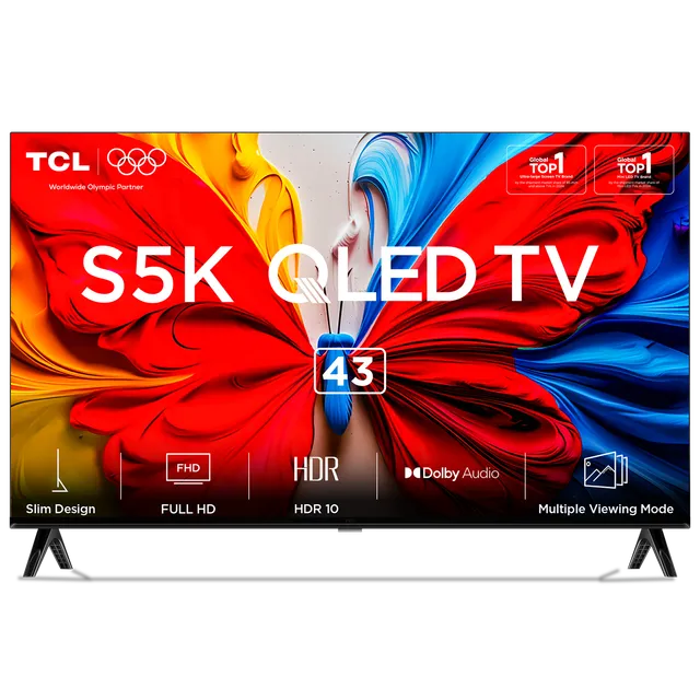 TCL S5K QLED HDR Google TV Voice Assistant New 2025