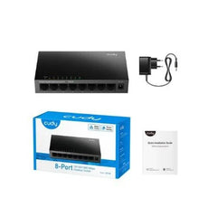 Cudy 8-Port Gigabit Metal Switch 8*10/100/1000Mbps RJ45Ports
