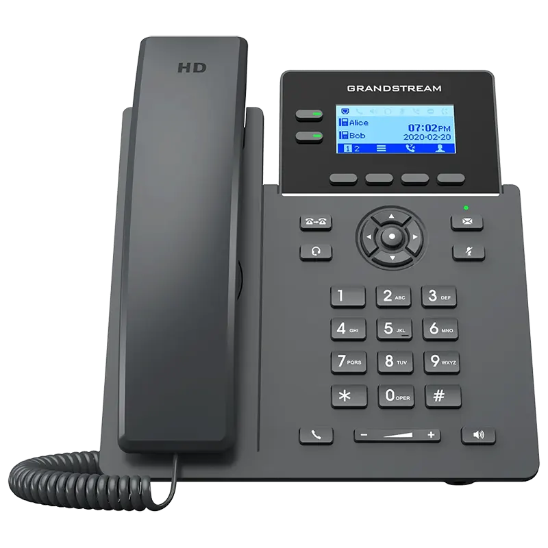 Grandstream GRP2602W Carrier-Grade IP Phone 2 Lines, 4 SIP Accounts, Dual-Band Wi-Fi, 5-Way Conferencing