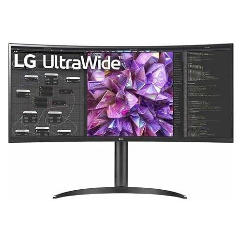 LG 34U650A-BLG 34" Curved UltraWide WQHD IPS Display 3800R Curvature,100 Hz