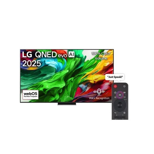 LG 100QNED86A6 - 100-Inch QNED Evo AI QNED86 MiniLED 4K VRR 144Hz Smart TV, AI Magic remote, WebOS25, 2025 (2YRs WRTY)