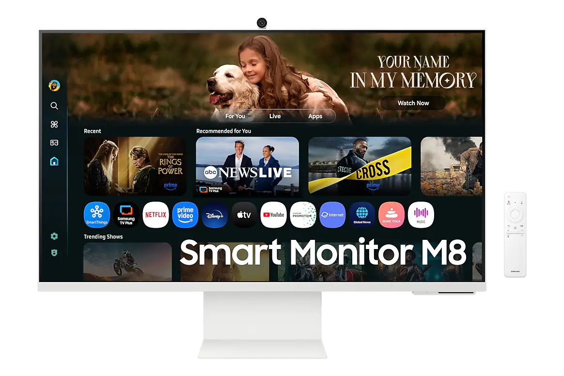 Samsung 32" Smart Monitor M8 M80F 4K Vision AI