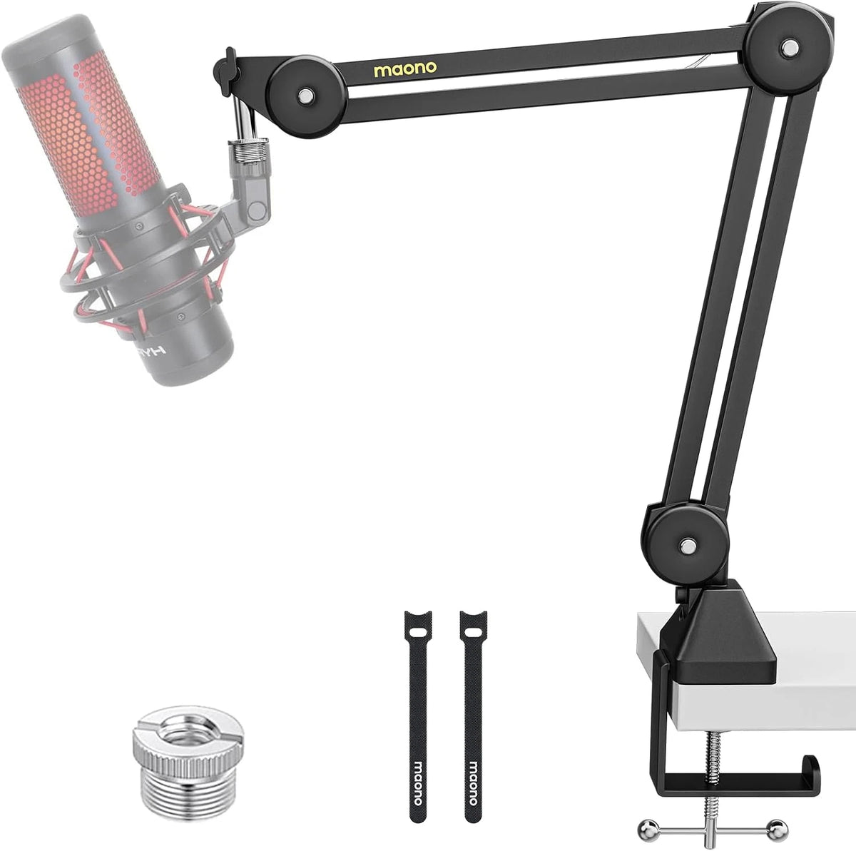 Maono BA37 Microphone Boom Arm, Heavy Duty Adjustable Metal Desk Stand