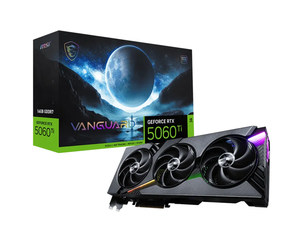 Msi GeForce RTX 5060 Ti 16GB VANGUARD SOC