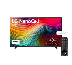 LG NanoCell AI NANO80T6A 4K Smart TV AI Remote HDR10 webOS24
