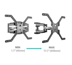 ONKRON Full Motion TV Wall Mount for 37″ to 70″ 4Okg