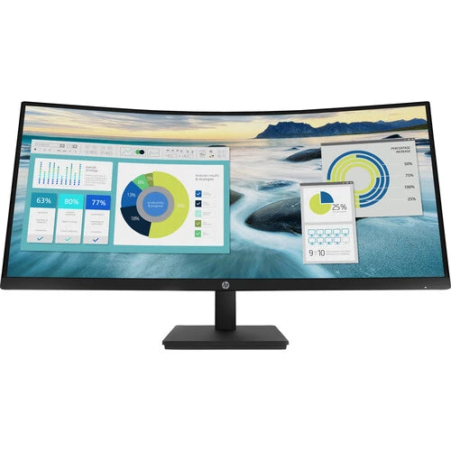 HP P34HC G4 WQHD USB-C 34" Curved VA Monitor