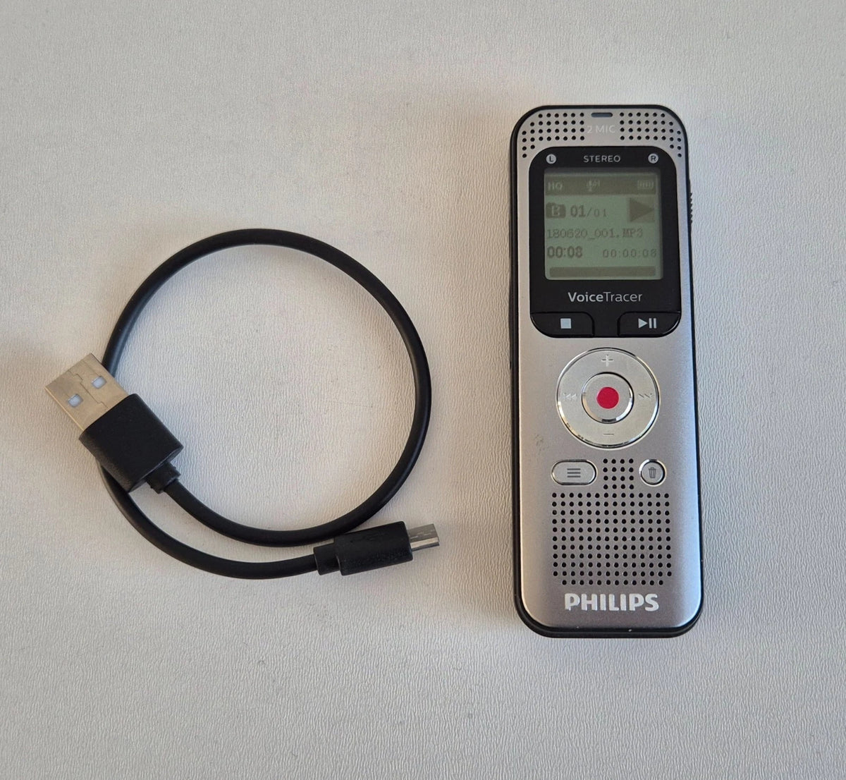 Philips DVT2050 Voice Tracer Digital Audio Voice Recorder