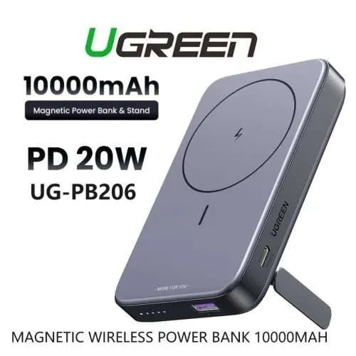 UGREEN 10000mAh Magnetic Wireless Power Bank– PB561