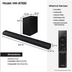 Samsung HW-B750D 400W 5.1ch Soundbar System