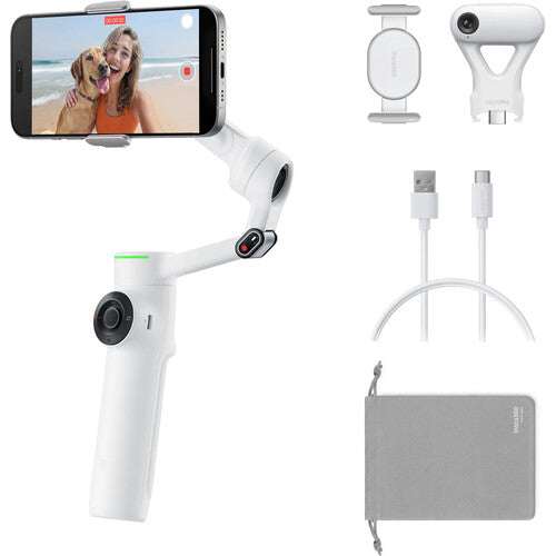Insta360 Flow 2 Pro Smartphone Gimbal Stabilizer AI Tracker kit