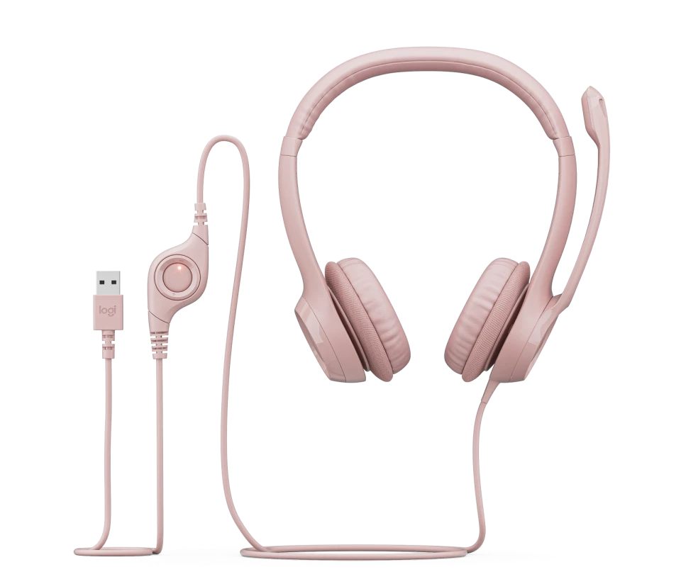 Logitech H390 USB Stereo Headset with microphone