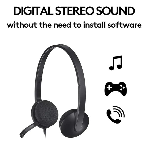 Logitech Headphone H340 $ H151 USB