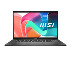 MSI Modern 15 Laptop | Intel Core 7 150U Intel Graphics 15.6" FHD Screen 16GB RAM 512GB SSD Windows 11 Home Platinum Grey
