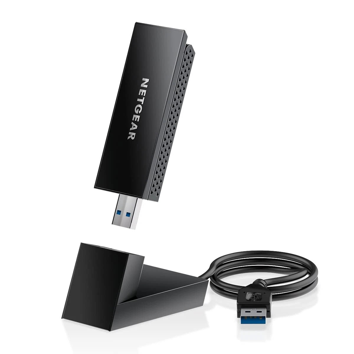NETGEAR Nighthawk WiFi 6E USB 3.0 Adapter (A8000) - AXE3000 Tri-Band Black