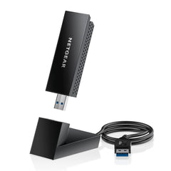 NETGEAR Nighthawk WiFi 6E USB 3.0 Adapter (A8000) - AXE3000 Tri-Band Black
