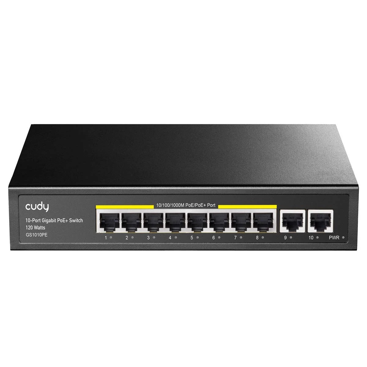 Cudy 10-Port Gigabit PoE  (120Watts)+Switch With 2 Uplink Ports