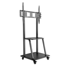 Heavy Duty Steel mobile TV Stand Upto 110” upto 120kgs